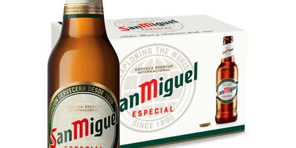 San Miguel Especial Lager Imported Beer Case 24 x 330mL Bottles