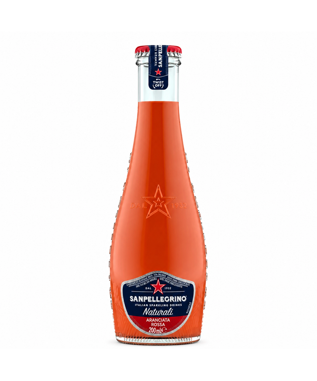 San Pellegrino Aranciata Rossa Bottles 200ml (24 Pack)