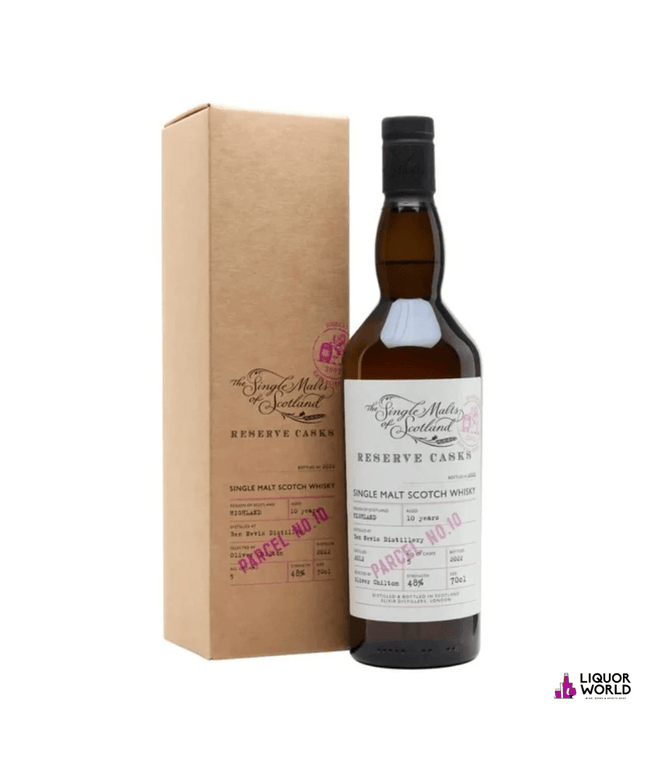 Single Malts of Scotland Reserve Cask Ben Nevis 10 Year Old Scotch Whisky 700ml - Liquorworld