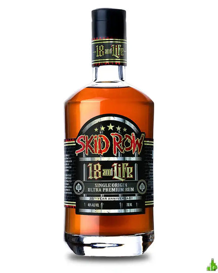 Skid Row 18 Year Old "18 And Life" Single Origin Ultra Premium Rum 700mL - Liquorworld