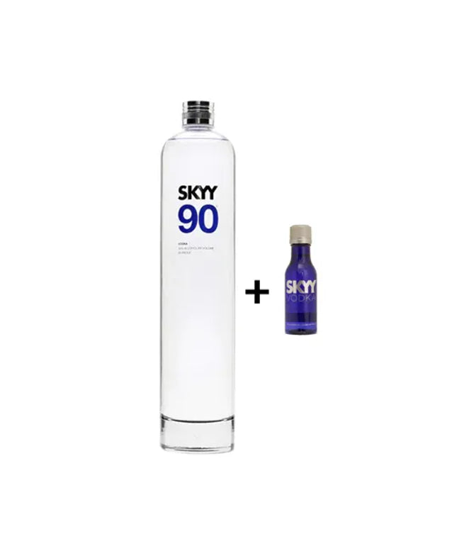 Skyy 90 Vodka 700mL + Bonus Skyy Miniature 50mL - Liquorworld
