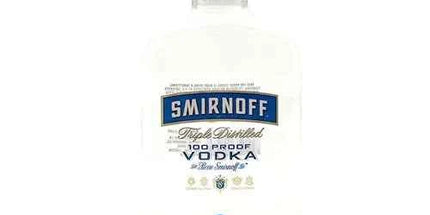 Smirnoff Blue Label 100 Proof Export Strength Russian Vodka 500ml
