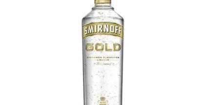 Smirnoff Gold Cinnamon Flavoured Liqueur Vodka With Gold Leaf 1000ml