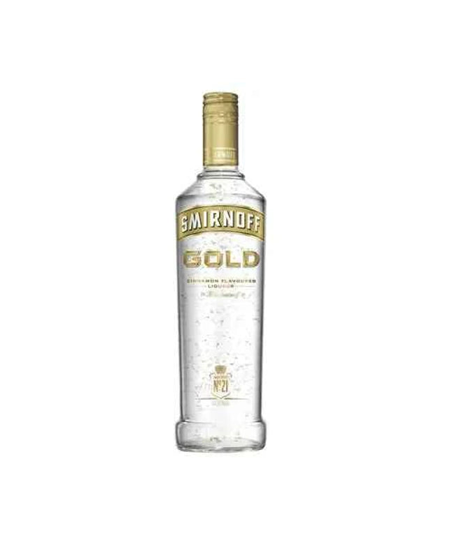 Smirnoff Gold Cinnamon Flavoured Liqueur Vodka With Gold Leaf 1000ml