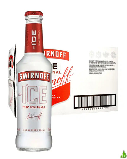 Smirnoff ICE Original Pre-Mix Vodka Case 24 x 275ml Bottles