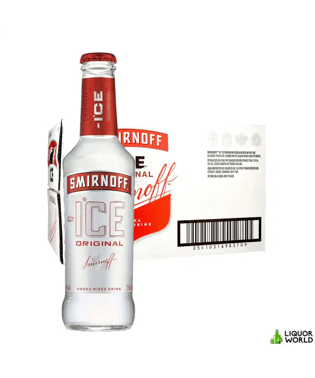 Smirnoff ICE Original Pre-Mix Vodka Case 24 x 275ml Bottles