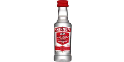 Smirnoff Red Vodka Miniatures 50ml (Unit=Sleeve of 10)