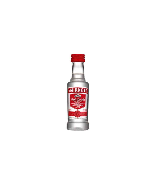 Smirnoff Red Vodka Miniatures 50ml (Unit=Sleeve of 10)