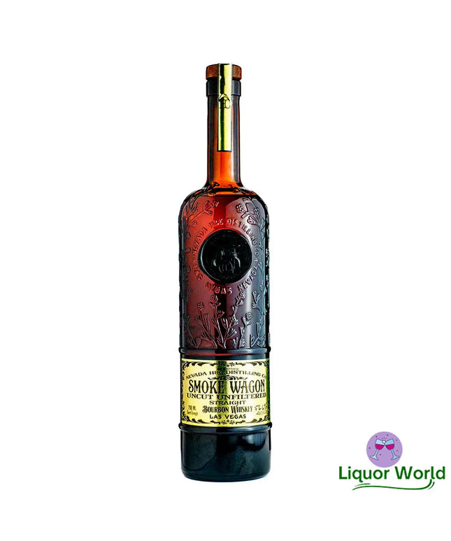 Smoke Wagon Uncut Unfiltered Straight Bourbon Whiskey 750mL - Liquorworld