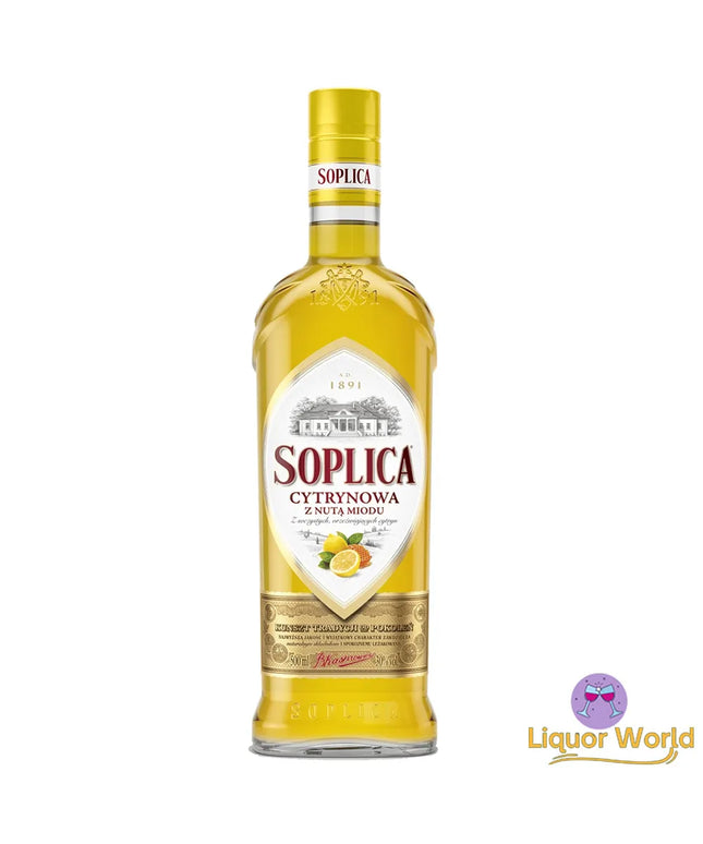 Soplica Lemon with a Hint of Honey Vodka Liqueur 500ml - Liquorworld