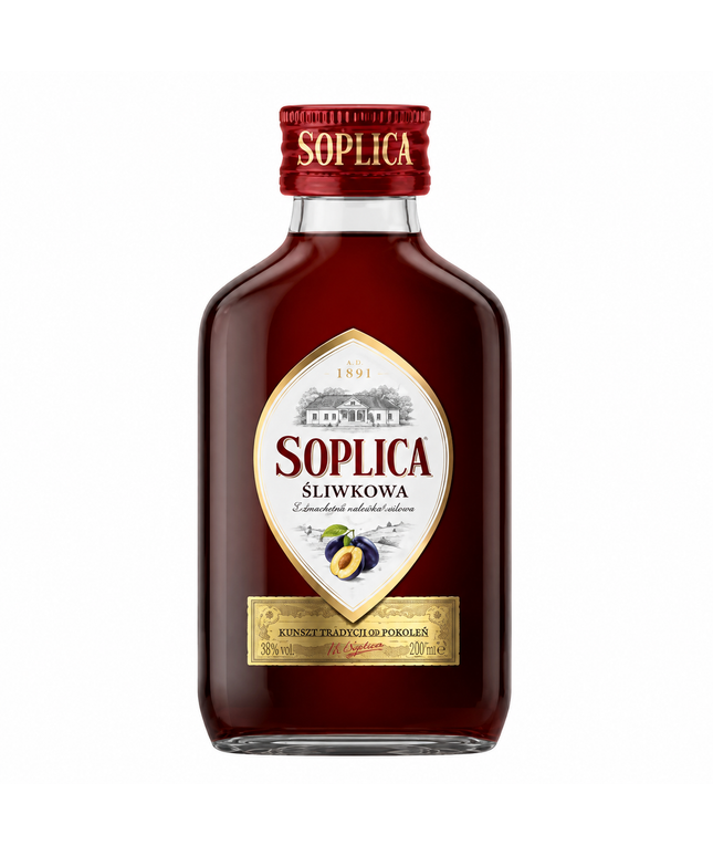Soplica Plum 100ml – Flavoured Vodka Liqueur 28% ABV