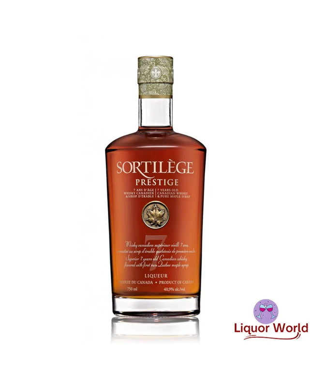 Sortilege Prestige 7 Year Old Canadian Maple Whisky 750ml - Liquorworld