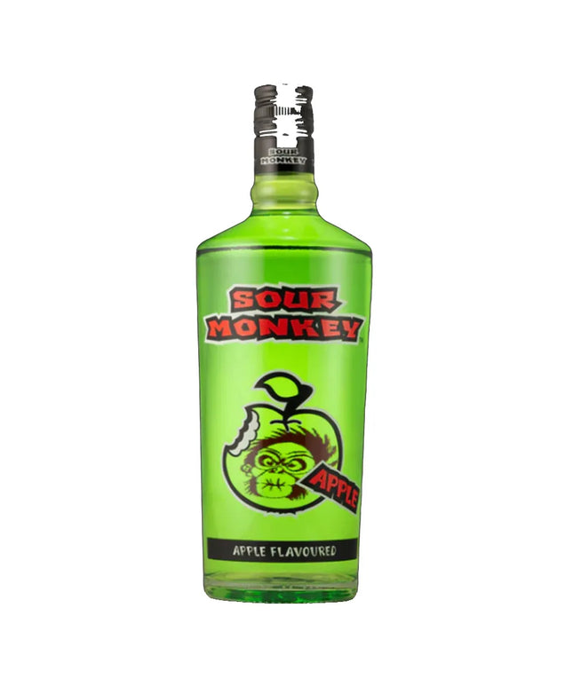 Sour Monkey Sour Apple Spirit Cooler 750ml - Liquorworld