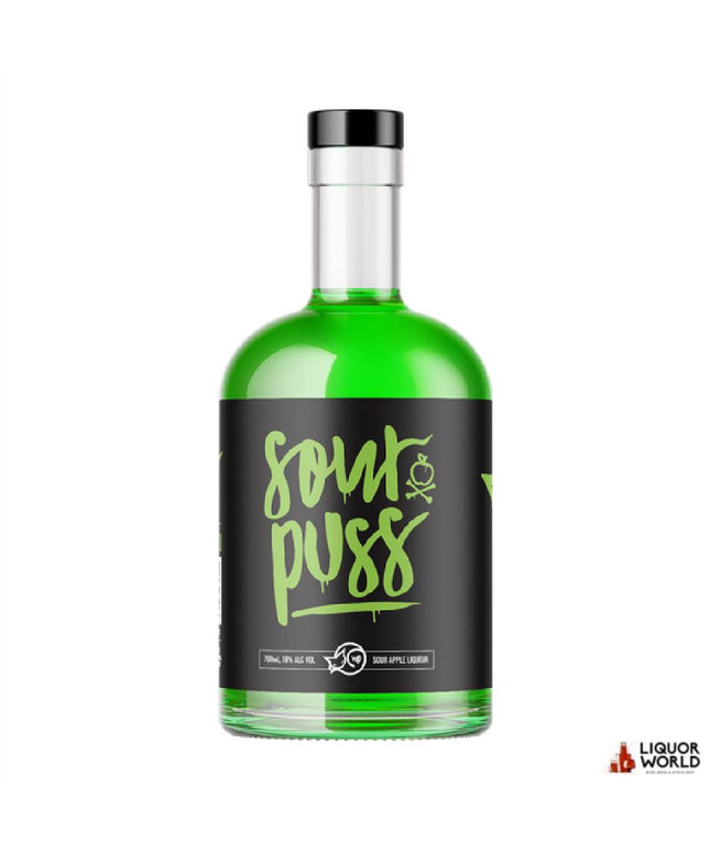 Sour Puss Sour Apple Liqueur 700ml - Liquorworld