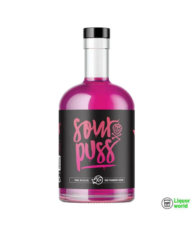 Sour Puss Sour Strawberry Blended Liqueur 700mL - Liquorworld