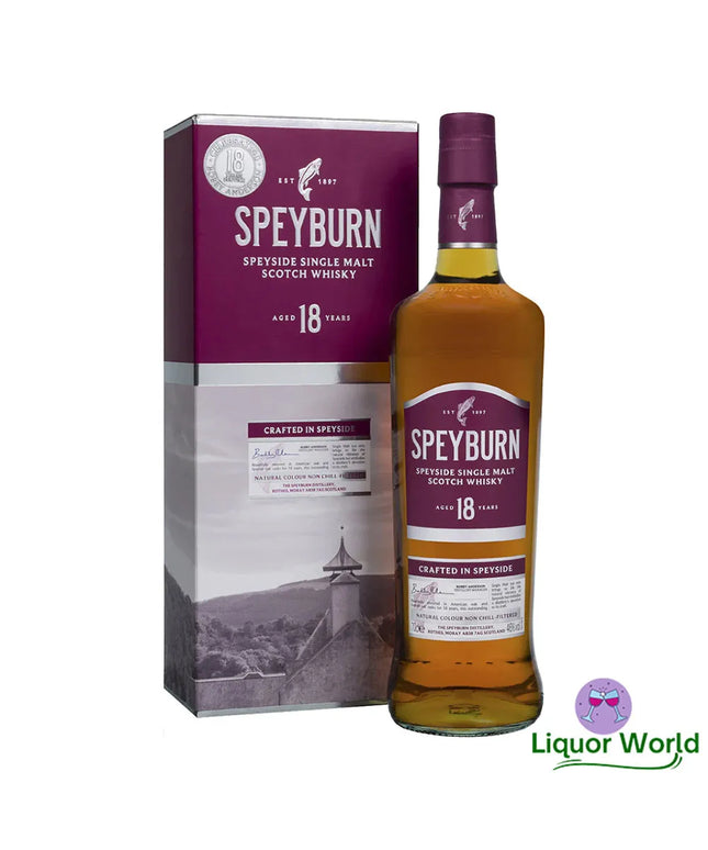 Speyburn 18 Year Old Speyside Single Malt Scotch Whisky 700mL - Liquorworld