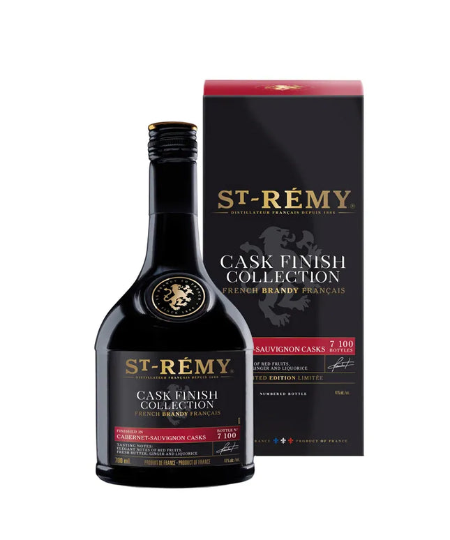 St Remy Cabernet Sauvignon Cask Finish French Brandy 700mL - Liquorworld