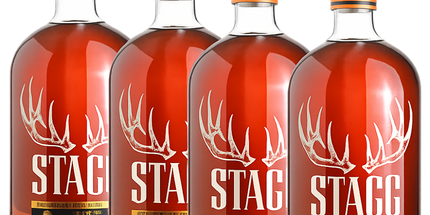 Stagg Jr 2025 Collection 25A, 25B, 25C & 25D Barrel Proof Kentucky Straight Bourbon Whiskey 4 x 750mL