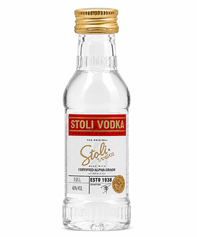 Stoli Premium Vodka 50ml (Unit=Sleeve of 12) (12 Pack)