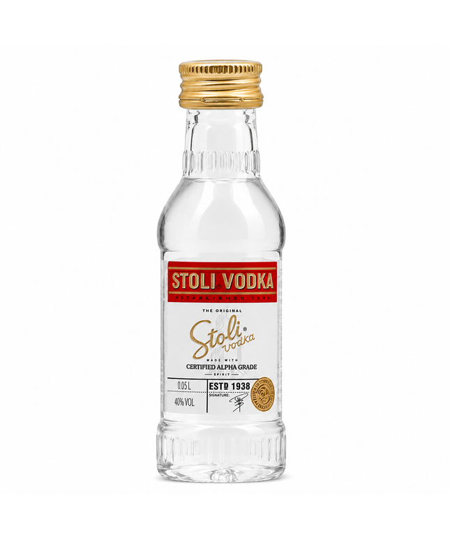 Stoli Premium Vodka 50ml (Unit=Sleeve of 12) (12 Pack)