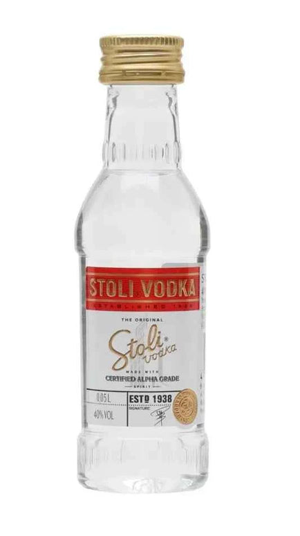 Stoli Premium Vodka 50ml (Unit=Sleeve of 12) (12 Pack)