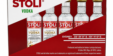 Stoli Premium Vodka 50ml (Unit=Sleeve of 12) (12 Pack)