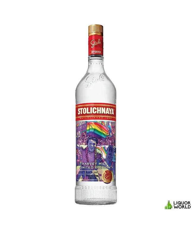 Stolichnaya Harvey Milk Limited Edition Premium Latvian Vodka 700mL - Liquorworld