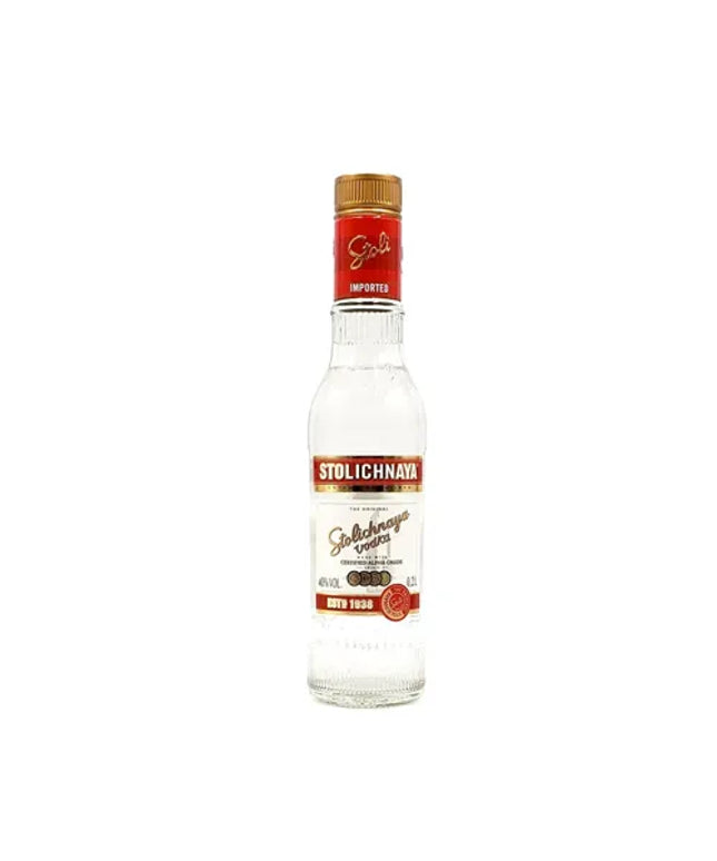 Stolichnaya Premium Latvia Vodka Miniature 200mL - Liquorworld