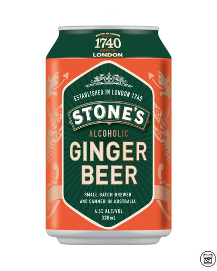 Stones Ginger Beer Cans 330ml (24 Pack) - Liquorworld