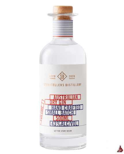 Storytellers Distillery Volume 1 Australian Dry Gin 500ml - Liquorworld