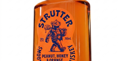 Strutter American Flavored Peanut Butter, Honey, Orange Whiskey 700ml