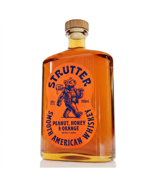 Strutter American Flavored Peanut Butter, Honey, Orange Whiskey 700ml
