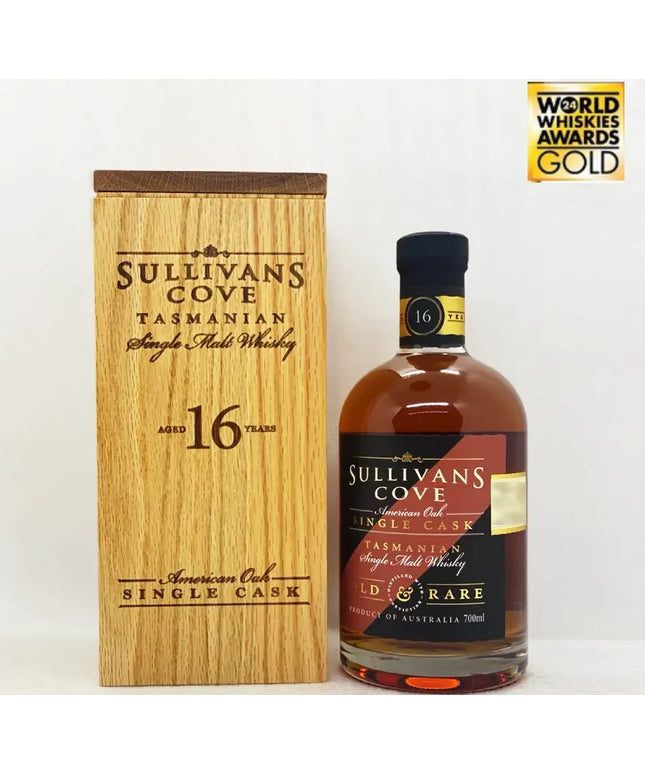 Sullivans Cove American Oak 16 year old Single cask 'Old and Rare' single malt Whisky 700ml - Liquorworld