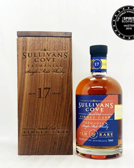 Sullivans Cove American Oak 17 year old (HH0317) Single cask 'Old and Rare' single malt Whisky 700ml - Liquorworld
