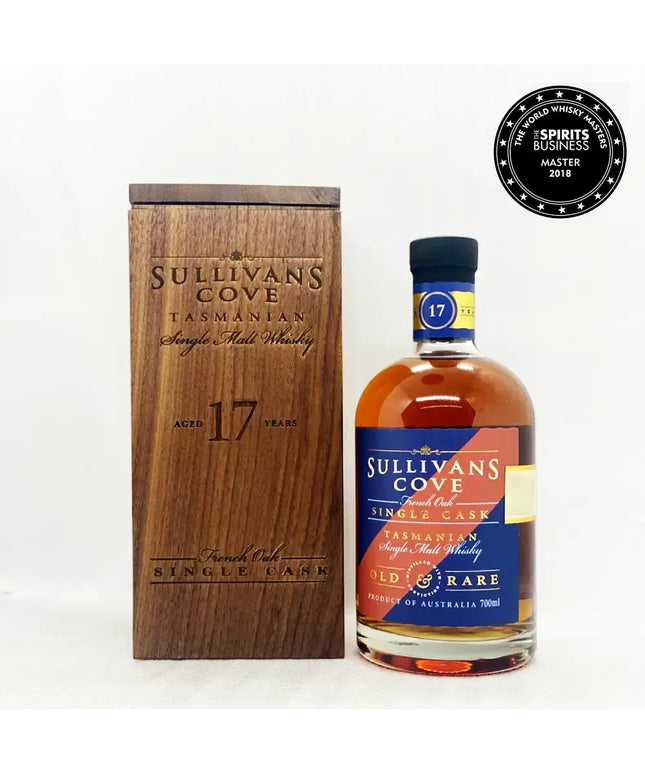 Sullivans Cove American Oak 17 year old (HH0317) Single cask 'Old and Rare' single malt Whisky 700ml