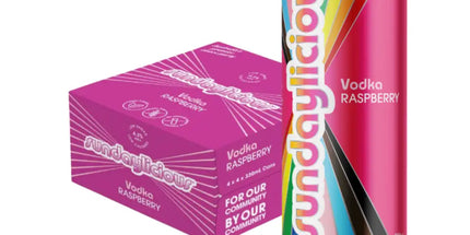 Sundaylicious Vodka Premix Raspberry Cans 330ml (16 Pack) - Liquorworld