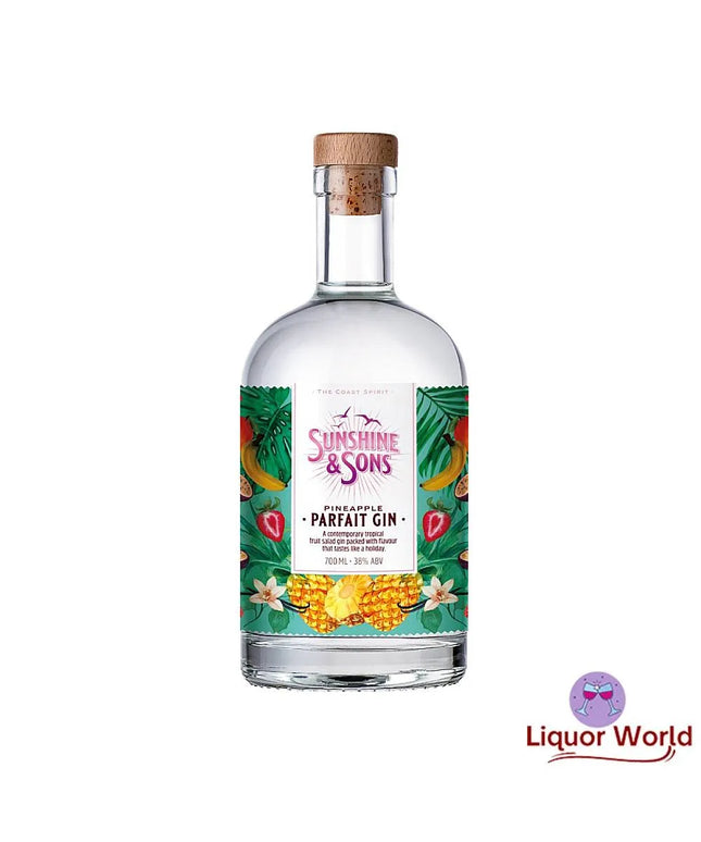 Sunshine and Sons Pineapple Parfait Gin 700ml - Liquorworld