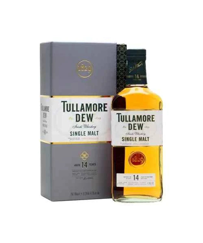 TULLAMORE DEW 14 YEAR SINGLE MALT IRISH WHISKEY