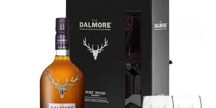 The Dalmore Port Wood Reserve + 2 Glasses Pack Single Malt Scotch Whisky 700mL