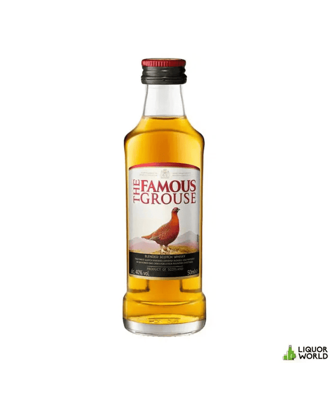The Famous Grouse Blended Scotch Whisky Glass Miniature 50mL - Liquorworld