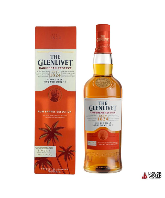 The Glenlivet Caribbean Reserve Single Malt Whisky 700ml