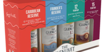 The Glenlivet Tasting Kit Whisky 4x50ml - Liquorworld