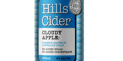 The Hills Cider Co Cloudy Apple 375ml (24 Pack) - Liquorworld