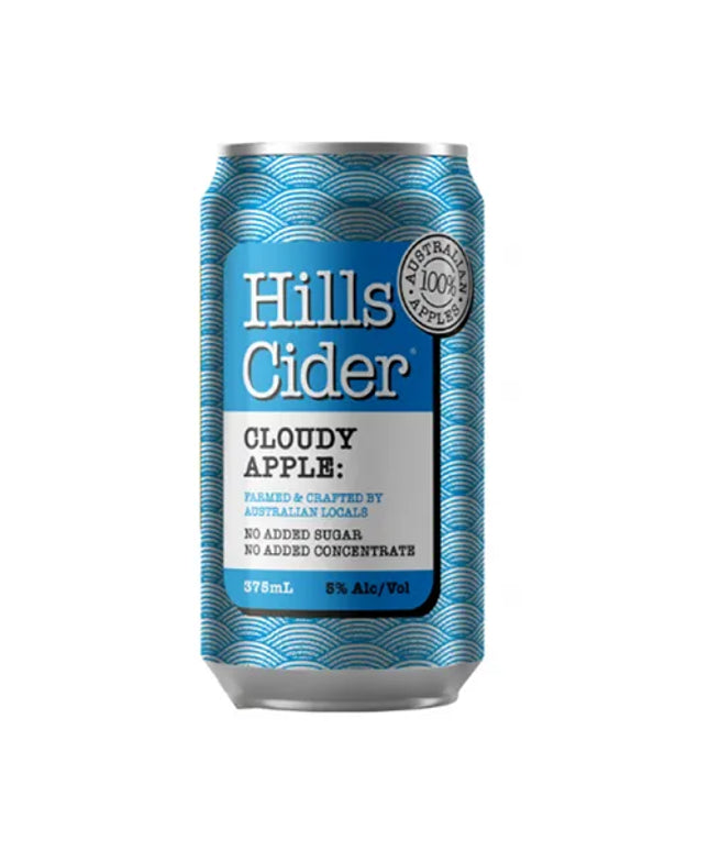 The Hills Cider Co Cloudy Apple 375ml (24 Pack) - Liquorworld