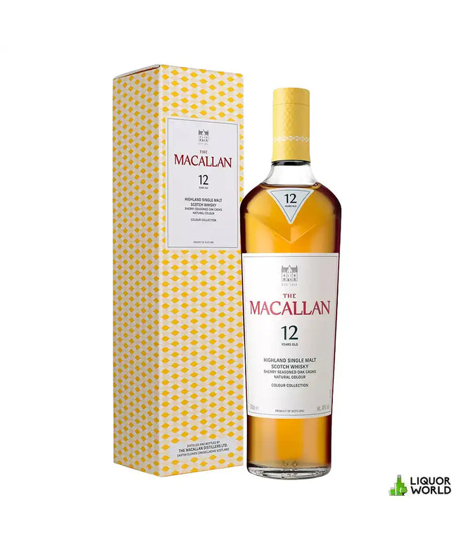 The Macallan 12 Year Old Colour Collection Single Malt Scotch Whisky 700mL - Liquorworld