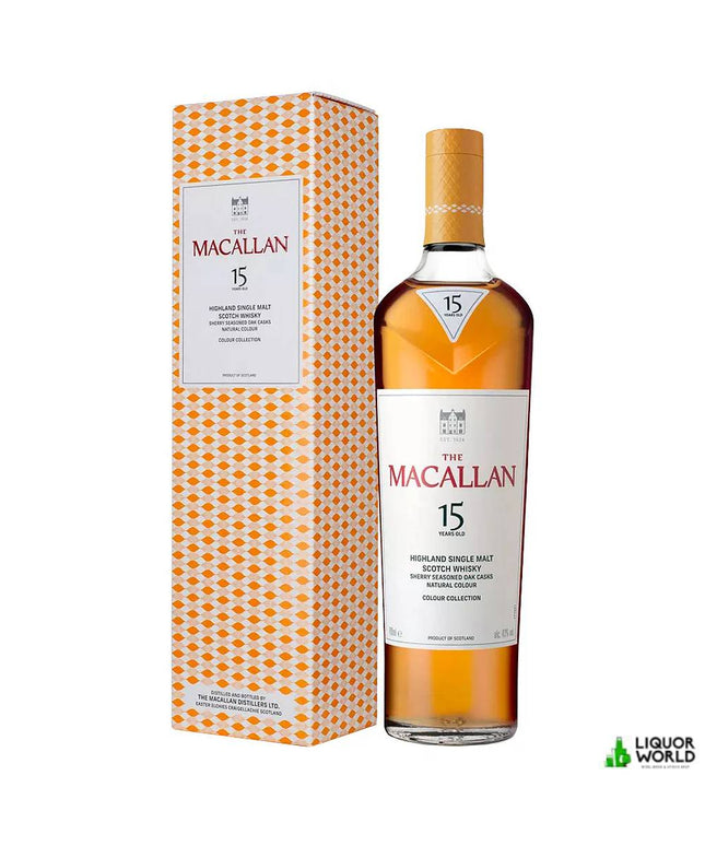 The Macallan 15 Year Old Colour Collection Single Malt Scotch Whisky 700mL - Liquorworld