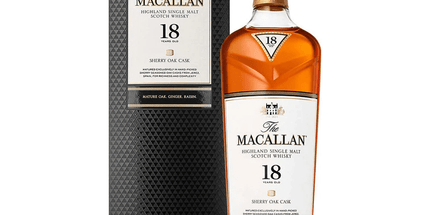 The Macallan 18 Year Old Sherry Oak 2018 Release Single Malt Scotch Whisky 700mL - Liquorworld
