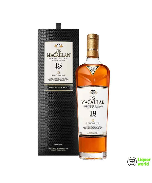 The Macallan 18 Year Old Sherry Oak 2023 Release Single Malt Scotch Whisky 700mL