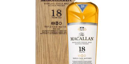 The Macallan 18 Year Old Triple Cask Wooden Box Limited Edition Single Malt Scotch Whisky 700mL - Liquorworld
