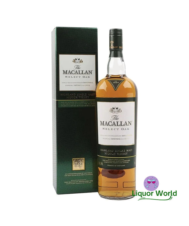 The Macallan 1824 Collection Select Oak Single Malt Scotch Whisky 1L - Liquorworld